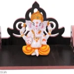 Handcrafted wooden home decorative temple