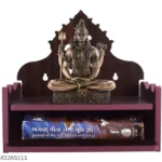 Handcrafted wooden home decorative temple