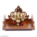 Handcrafted wooden home decorative temple