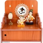 Handcrafted wooden home decorative temple