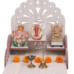 Handcrafted wooden home decorative temple