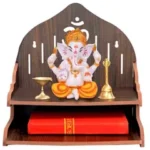 Handcrafted wooden home decorative temple